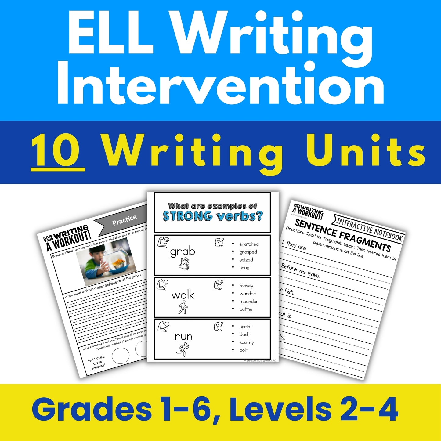 Writing Intervention Units: Grades 1-6