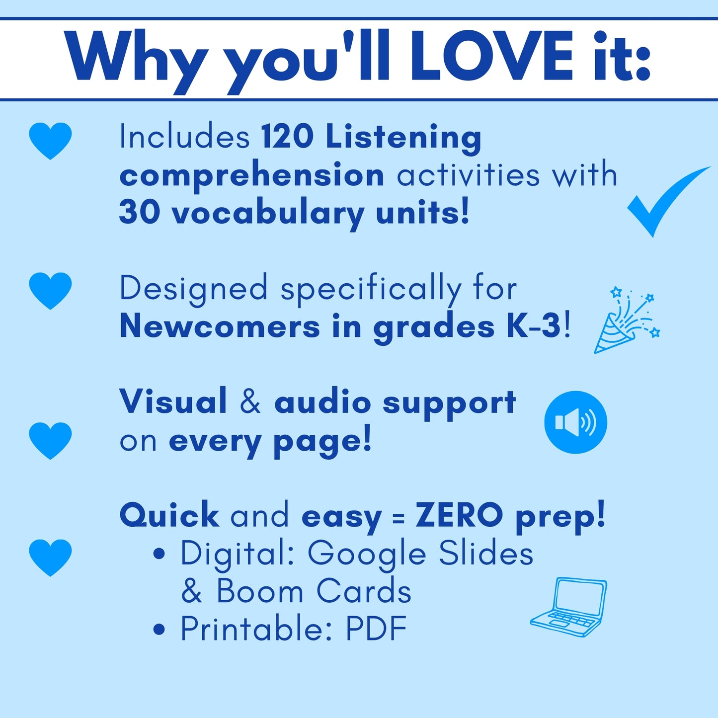 Listening Comprehension & Vocabulary: Grades K-3