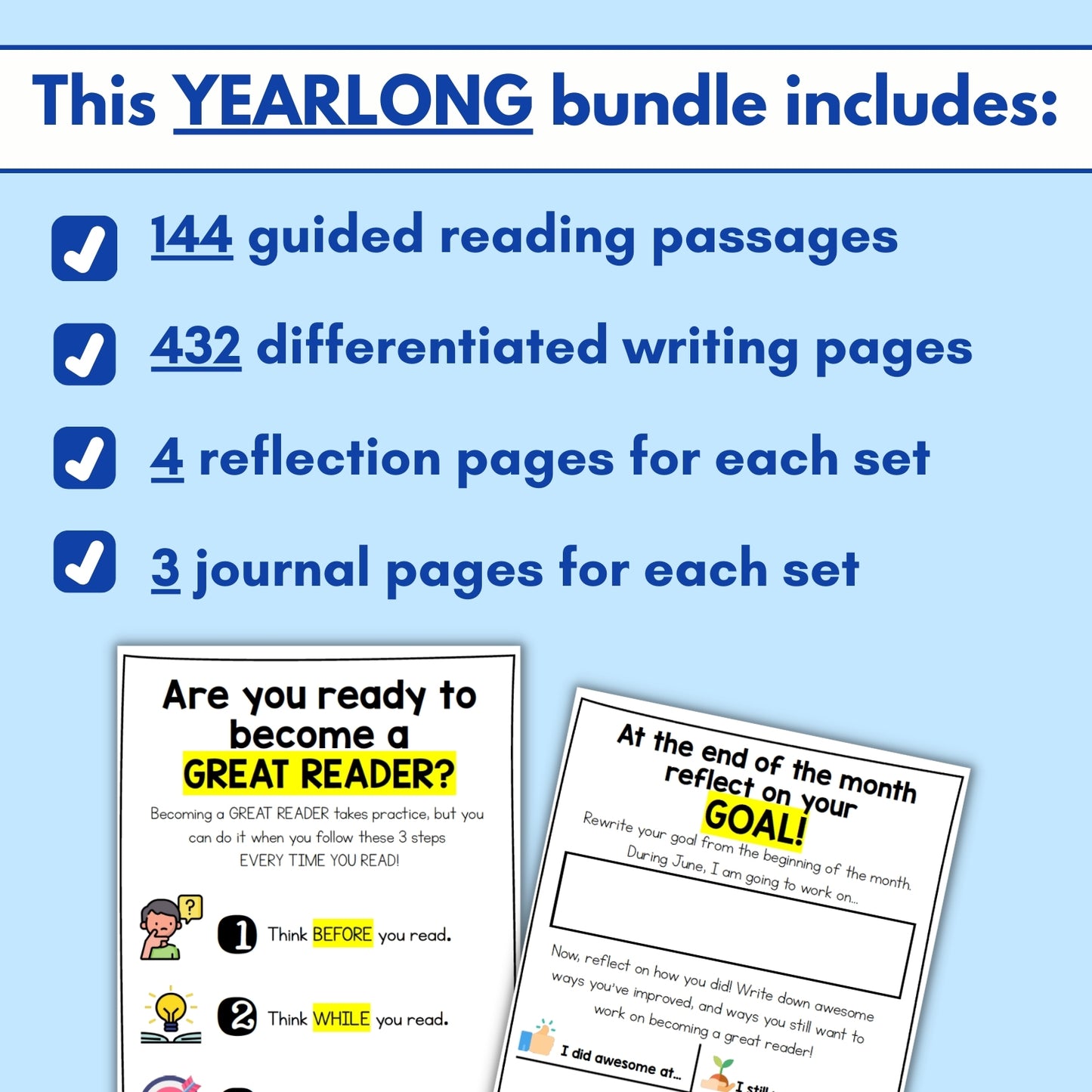 Reading & Writing Differentiated Passages: Grades 1-5