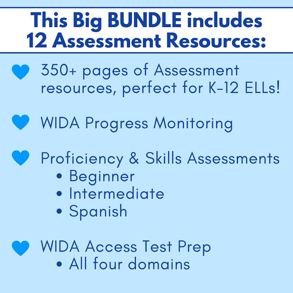 Assessments Bundle: Grades K-12