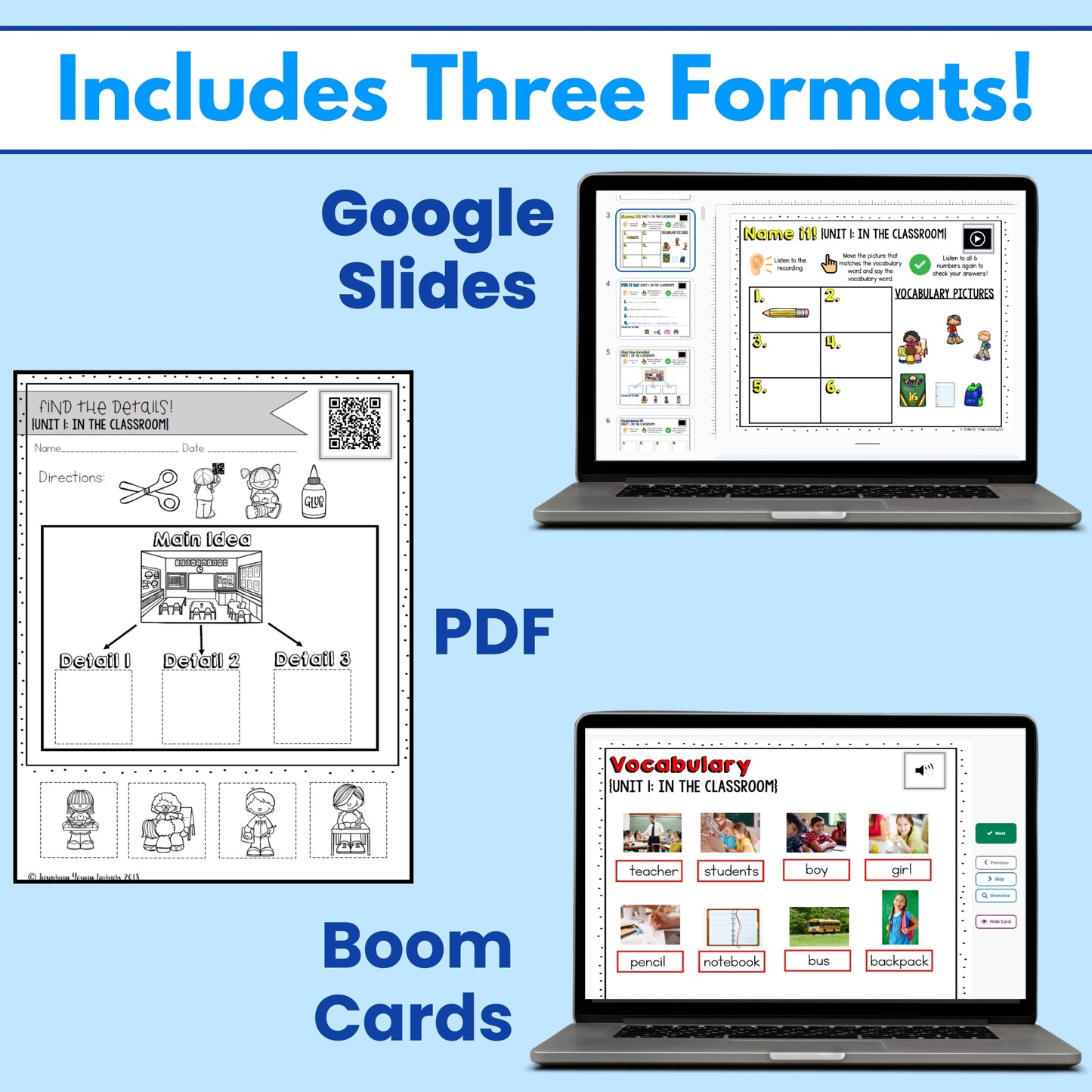 Listening Comprehension & Vocabulary: Grades K-3