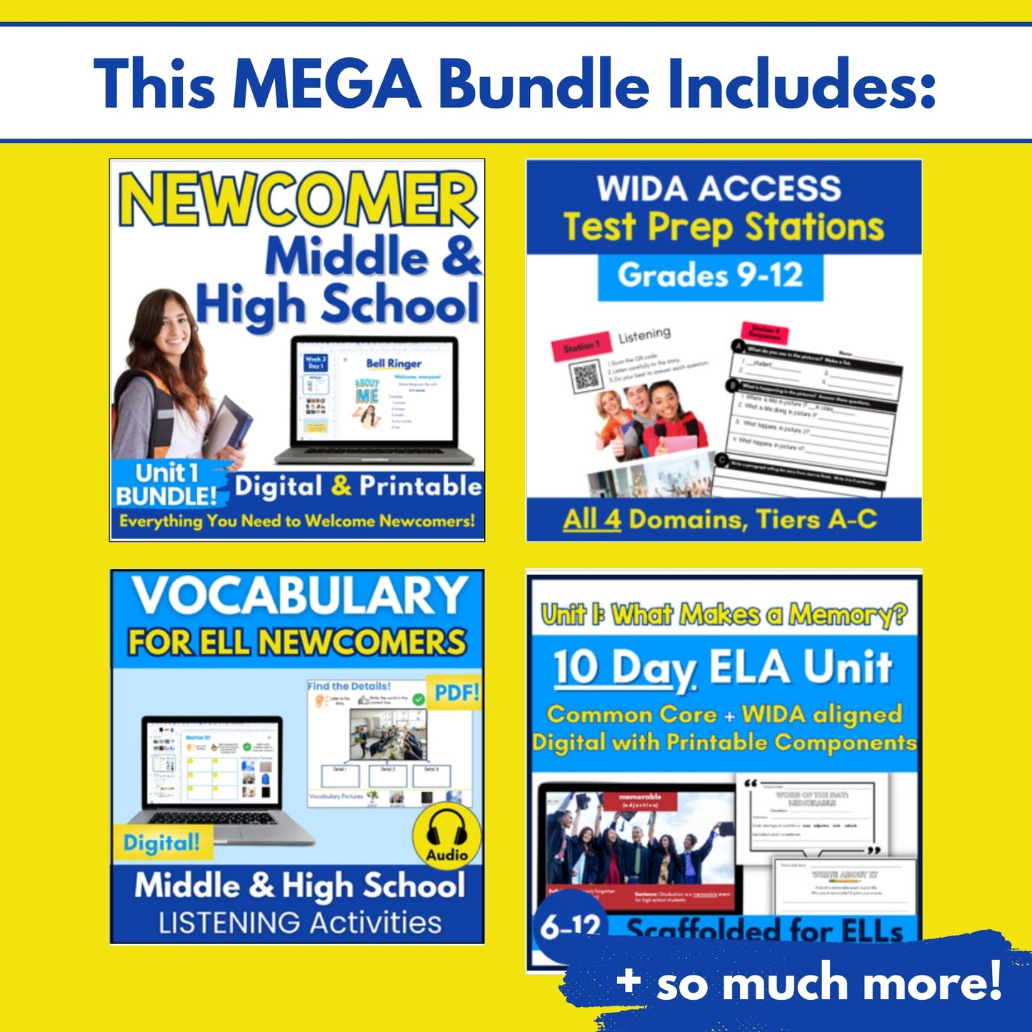 Middle and High School Mega Bundle: Grades 6-12