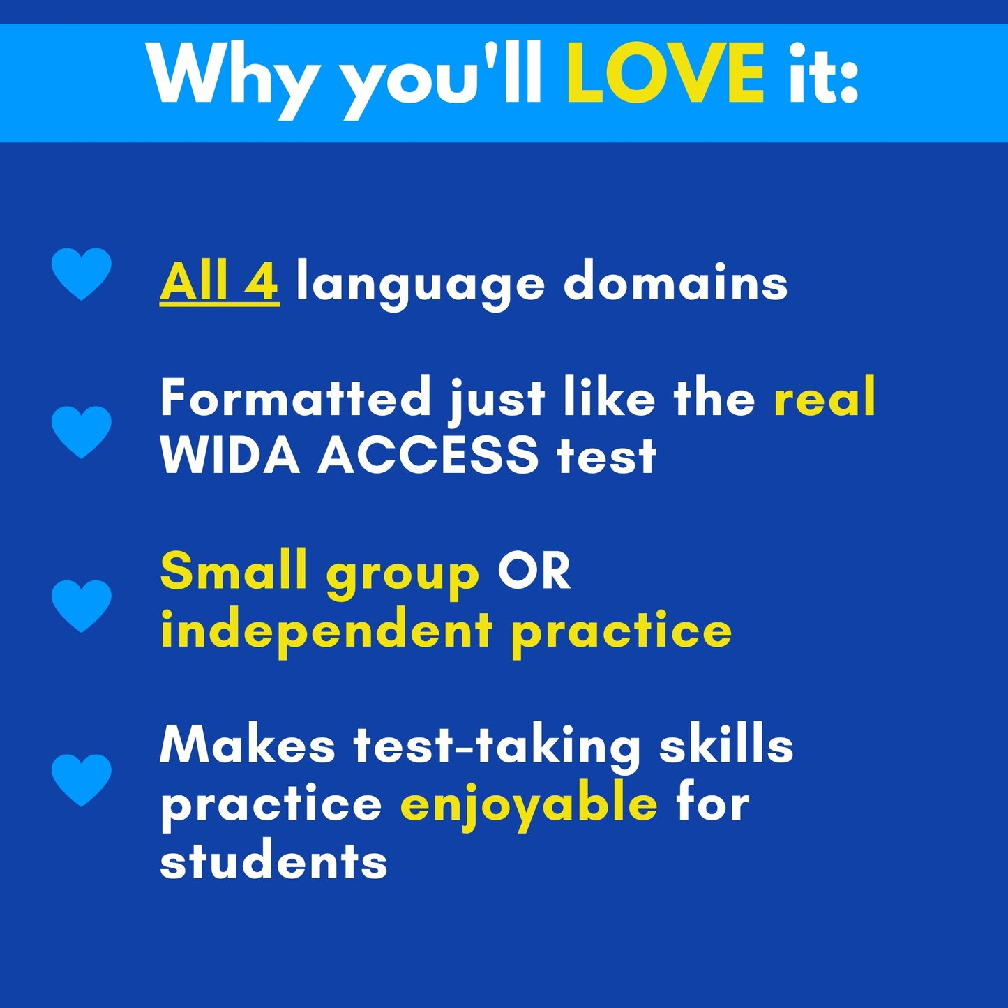 WIDA Test Prep Stations (Print Only): Grades 1-12